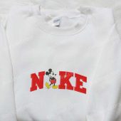 Mickey Mouse X Nike Embroidered Shirt Disney Characters Embroidered Hoodie Nike Inspired Embroidered Sweatshirt 4.jpg - demo10