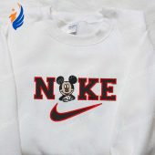 Mickey Mouse X Nike Embroidered Sweatshirt Mickey Mouse Disney Embroidered Shirt Nike Inspired Embroidered Shirt.jpg - demo10