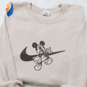 Mickey Mouse X Swoosh Embroidered Shirt Halloween Embroidered Shirt Disney Characters Embroidered Shirt Best Gift Ideas For Family 4.jpg - demo10