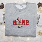 Mickey Santa Claus Disney X Nike Christmas Embroidered Sweatshirt Disney Characters Movie Merry Christmas Embroidered Shirt Best Christmas Day Gift Ideas 3.jpg - demo10