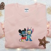 Mickey Stitch Changed Face Embroidered Shirt Disney Halloween Embroidered Shirt Best Halloween Gifts For Family 4.jpg - demo10