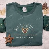 Mickeys Gingerbread Baking Co Embroidered Shirt Disney Characters Embroidered Hoodie Best Christmas Gifts For Family 11.jpg - demo10