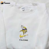 Minnesota Vikings Falcon X Nike Swoosh Embroidered Shirt Nfl Sports Embroidered Shirt Nike Inspired Embroidered Hoodie.jpeg - demo10