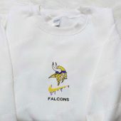 Minnesota Vikings Falcon X Nike Swoosh Embroidered Shirt Nfl Sports Embroidered Shirt Nike Inspired Embroidered Hoodie 2.jpeg - demo10