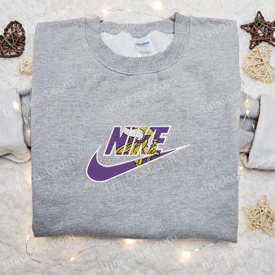 Minn Gift for Men Women Vikings x Nike Embroidered Shirt, NFL Sports Hoodie Nike Inspired Premium Quality| soulcals.com