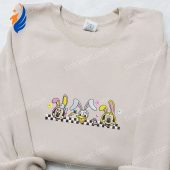 Minnie Donald And Mickey Easter Embroidered Shirt Disney Characters Embroidered Hoodie Thanksgiving Day Gift Ideas.jpg - demo10
