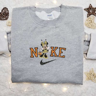 Minnie Mouse Bee Halloween x Nike Embroidered Sweatshirt Walt Disney Characters Shirt B Gift for Men Women Halloween Gift Ideas| soulcals.com