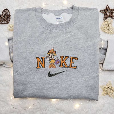 Minnie Mouse Trick or Treat x Nike Embroidered Sweatshirt Halloween Shirt & Gift Ideas| soulcals.com