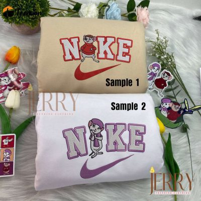 Miss Bianca And The Bernard Disney Nike Embroidered Sweatshirt| soulcals.com
