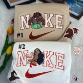 Moana And Maui Disney Nike Embroidered Sweatshirts| soulcals.com