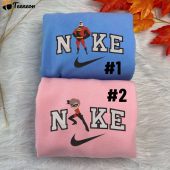 Mr and Mrs Incredibles Disney Nike Embroidered Sweatshirts| soulcals.com