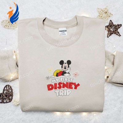 My First Disney Trip Mickey Shirt & Characters Hoodie Perfect Birthday Gift Idea | soulcals.com