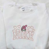 My Melody Hearts X Nike Embroidered Shirt Hello Kitty Cartoon Embroidered Hoodie Nike Inspired Embroidered Sweatshirt 1.jpeg - demo10