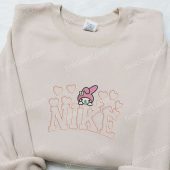 My Melody Hearts X Nike Embroidered Shirt Hello Kitty Cartoon Embroidered Hoodie Nike Inspired Embroidered Sweatshirt 3.jpeg - demo10