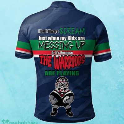 New Zealand Warriors Custom Name Father?s Day NRL Custom Polo Shirt Best Gift For Fans