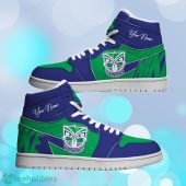 New Zealand Warriors Custom Name Nrl Air Jordan Hightop Best Gift For Fans - demo10