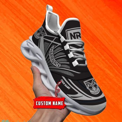 New Zealand Warriors Custom Name NRL Max Soul Shoes Men And Women For Fans