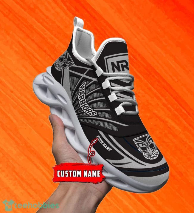 New Zealand Warriors Custom Name NRL Max Soul Shoes Men And Women For Fans