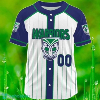 New Zealand Warriors Custom Name & Number NRL Baseball Jersey Best Gift For Men And Women Fans