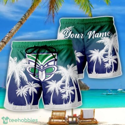 New Zealand Warriors NRL Beach Shorts Personalized Name