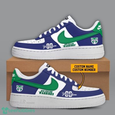 New Zealand Warriors NRL Custom Name And Number Personalized Air Force 1 Sneaker