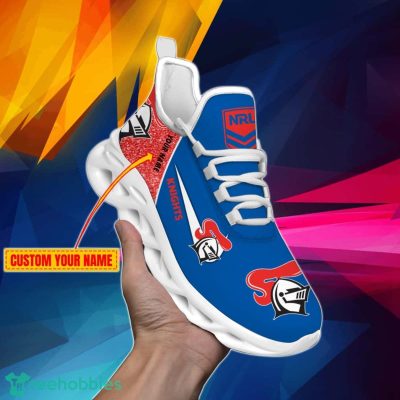 New Zealand Warriors NRL Glitter Personalized Max Soul Shoes