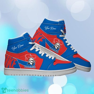 Newcastle Knights Custom Name NRL Air Jordan HighTop Best Gift For Fans
