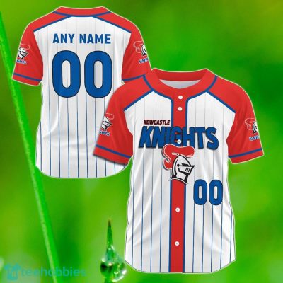 Newcastle Knights Custom Name & Number NRL Baseball Jersey Best Gift For Men And Women Fans