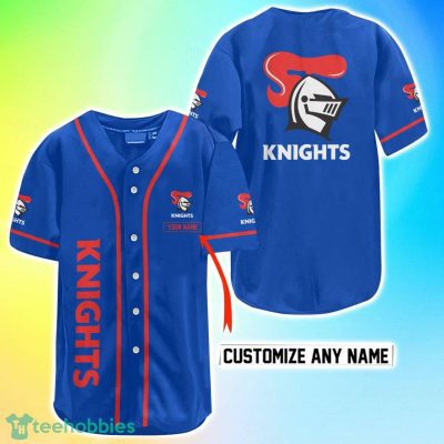 Newcastle Knights NRL Custom Name Baseball Jersey Best Gift For Men And Women Fans