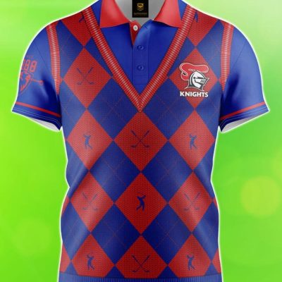Newcastle Knights NRL Fairway Golf Polo Shirt Best Gift Men And Women For Fans