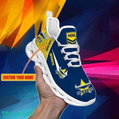 Newcastle Knights NRL Glitter Personalized Max Soul Shoes