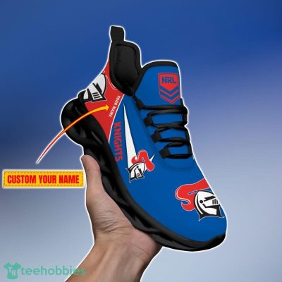 Newcastle Knights Personalized Name NRL Max Soul Shoes Gift Fans