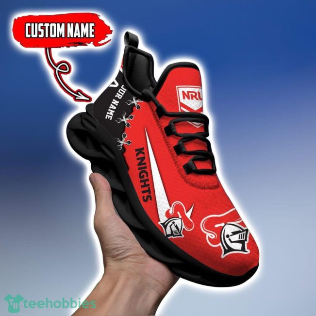 Newcastle Knights Personalized Name NRL Premium Luxury Max Soul Shoes Best Gift For Fans