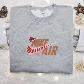 Nike Air Christmas Logo Embroidered Shirt Nike Inpsired Embroidered Hoodie Christmas Embroidered Sweatshirt 2.jpeg - demo10