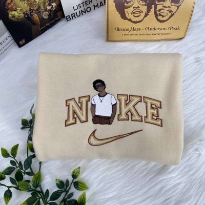 Get Stylish with Nike Bruno Mars Embroidered Sweatshirt, Trendy and Unique Design for Unisex Fans, Gift for Men Women| soulcals.com