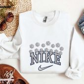 Nike Christmas Embroidered Sweatshirt| soulcals.com