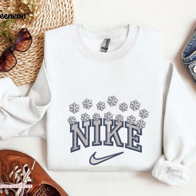 Nike Christmas Embroidered Sweatshirt| soulcals.com
