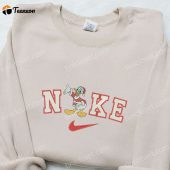 Nike Christmas X Donald Duck Embroidered Sweatshirt Walt Disney Christmas Embroidered Shirt Best Christmas Gift Ideas.jpeg - demo10