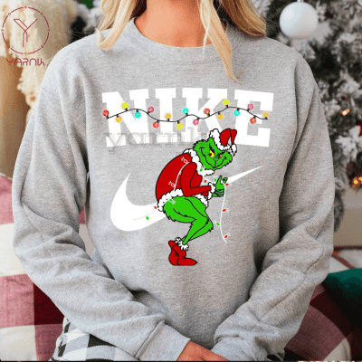 Get Festive with Nike Grinch Christmas Shirt ,Perfect Holiday Attire| soulcals.com