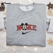 Nike Halloween X Mickey Head Dracula Laughing Embroidered Sweatshirt Walt Disney Characters Embroidered Shirt Best Halloween Gift Ideas.jpeg - demo10