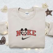 Nike Halloween X Mickey Head Dracula Laughing Embroidered Sweatshirt Walt Disney Characters Embroidered Shirt Best Halloween Gift Ideas 2.jpeg - demo10