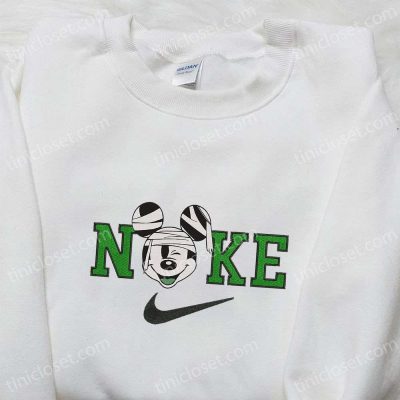 Spooky Nike Halloween x Mickey Mouse Mummy Sweatshirt Perfect Disney Embroidered Shirt & Best Halloween Gift Ideas | soulcals.com