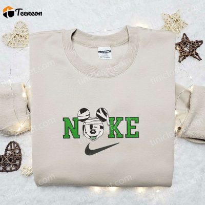 Nike Halloween x Mickey Mouse Head Mummy Sweatshirt, Disney Embroidered Shirt B Gift for Men Women Halloween Gift Ideas| soulcals.com