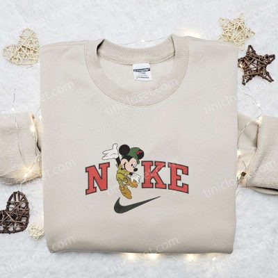 Spooky Nike Halloween x Mickey Mouse Pirate Sweatshirt & Horror Movie Shirt Best Halloween Gift Ideas | soulcals.com