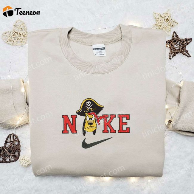 Spooktacular Nike Halloween x Pluto Pirate Hat Embroidered Sweatshirt & Walt Disney Characters Shirt, B Gift for Men Women Halloween Gift Ideas| soulcals.com