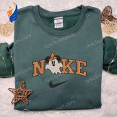 Nike X Ghost Mickey Mouse Ghost Embroidered Shirt Disney Halloween Embroidered Shirt Nike Inspired Embroidered Shirt.jpg - demo10