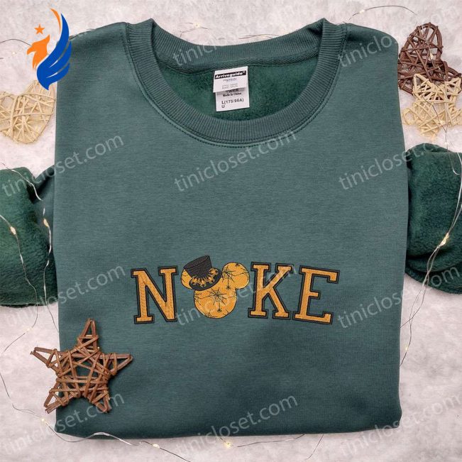 Spooky Style Alert Nike x Halloween Mickey Mouse Head Shirt Disney Hoodie & Nike Inspired Sweatshirt | soulcals.com