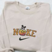 Nike X Halloween Mickey Pumpkin Embroidered Shirt Disney Halloween Embroidered Shirt Nike Inspired Embroidered Shirt 9.jpg - demo10