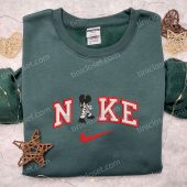 Nike X Karate Mickey Embroidered Shirt Disney Characters Embroidered Shirt Custom Nike Embroidered Shirt 2.jpg - demo10