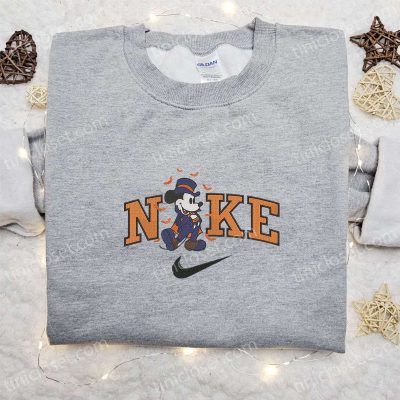 Nike x Mickey Halloween Embroidered Sweatshirt Disney Hoodie & Adorable Shirt Spook-tacular Collection | soulcals.com